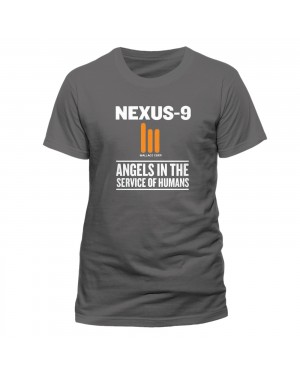 OFFICIAL BLADE RUNNER 2049 - NEXUS-9 'ANGELS IN THE SERVICE OF HUMANS' GREY T-SHIRT