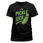 OFFICIAL RICK AND MORTY - PICKLE RICK "I'M PICKLE RICK" BLACK T-SHIRT