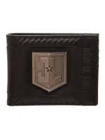 OFFICIAL DC COMICS - JUSTICE LEAGUE SHIELD SYMBOL BLACK BI-FOLD WALLET