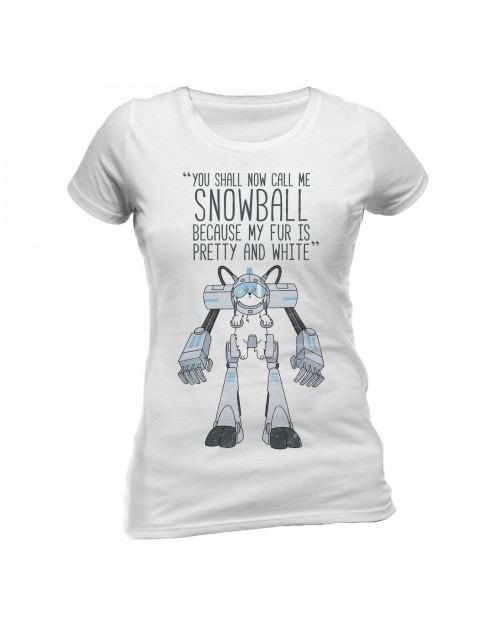 OFFICIAL RICK AND MORTY - "SNUFFLES WAS MY SLAVE NAME" GREY T-SHIRT