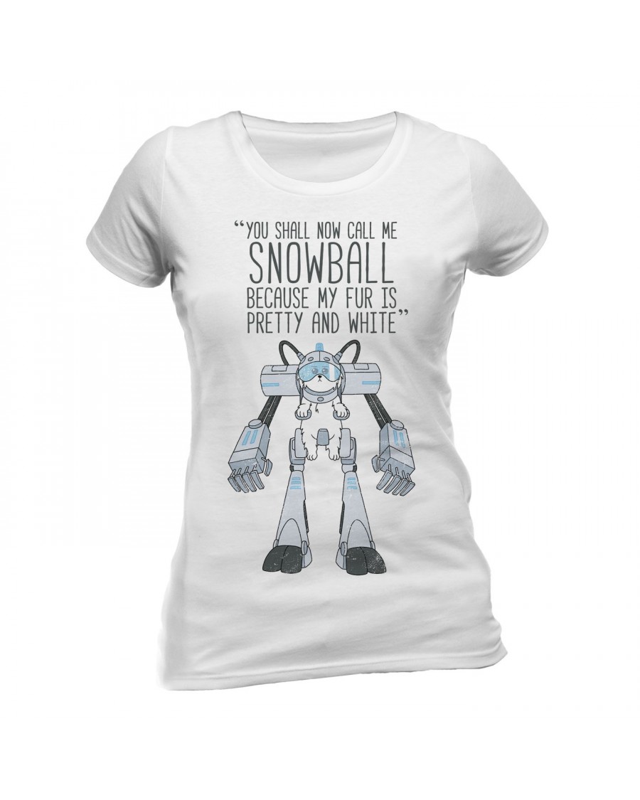 OFFICIAL RICK AND MORTY - "SNUFFLES WAS MY SLAVE NAME" GREY T-SHIRT