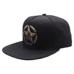 OFFICIAL CALL OF DUTY: WWII (2) ARMY STAR PRINT BLACK SNAPBACK CAP