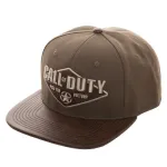 OFFICIAL CALL OF DUTY: WWII (2) PUSH FOR VICTORY GREEN/ KHAKI SNAPBACK CAP