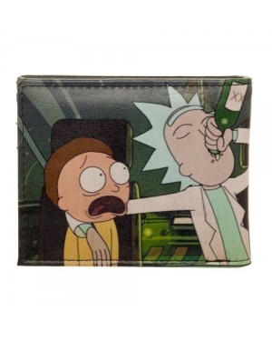 OFFICIAL RICK AND MORTY RUNNING  PU BI-FOLD WALLET