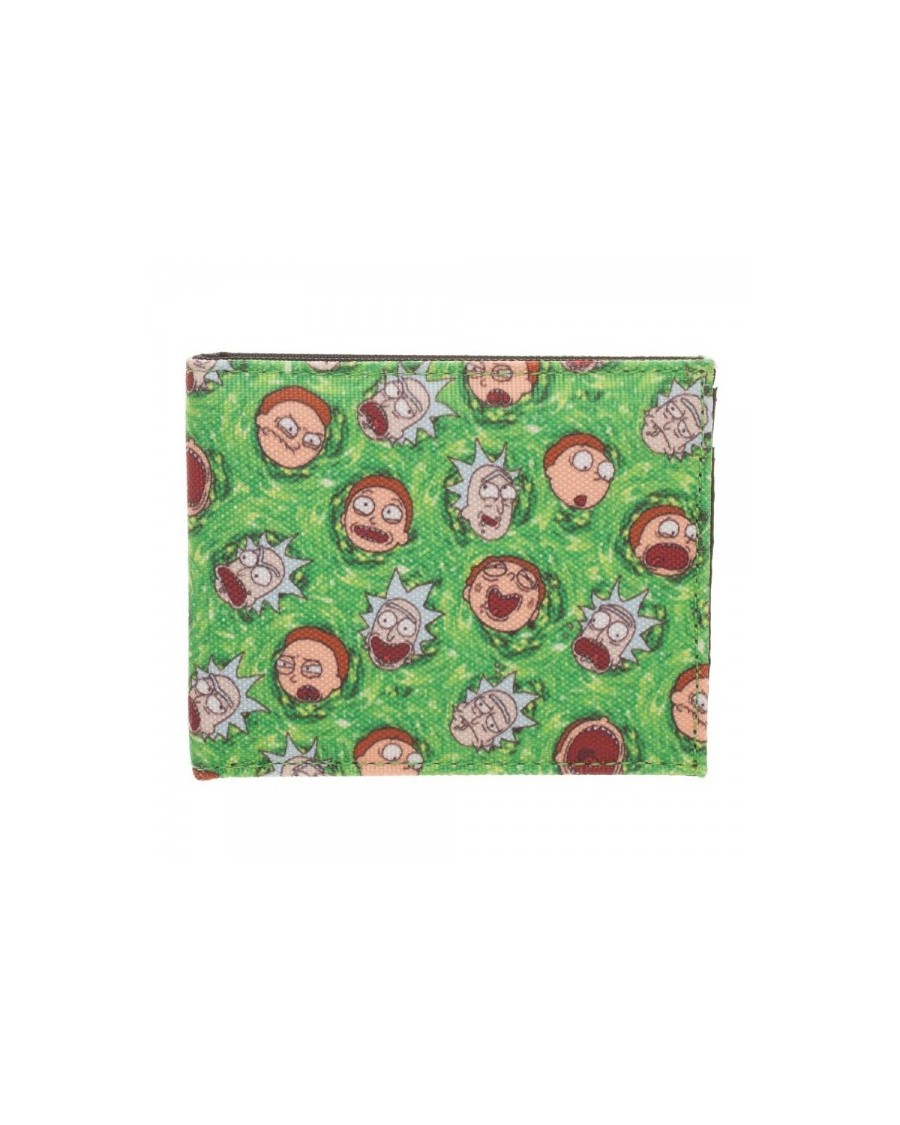 OFFICIAL RICK AND MORTY PORTAL FACES BI-FOLD WALLET