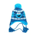 OFFICIAL SESAME STREET - COOKIE MONSTER WINTER LAPLANDER BEANIE