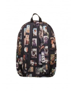 OFFICIAL STAR WARS - RETRO PICTURES COLLAGE BLACK BACKPACK BAG