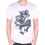 OFFICIAL MARVEL COMICS - BLACK PANTHER BREAKOUT WHITE T-SHIRT