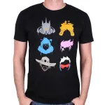 OFFICIAL OVERWATCH - REINHARDT, TORBJORN, MEI, ZARYA, MCCREE & SOLDIER: 76 BLACK T-SHIRT