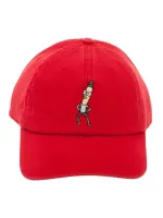 OFFICIAL RICK AND MORTY - MR POOPYBUTTHOLE RED DAD HAT