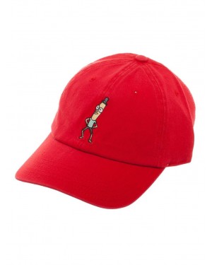 OFFICIAL RICK AND MORTY - MR POOPYBUTTHOLE RED DAD HAT