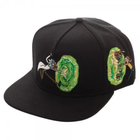 OFFICIAL RICK AND MORTY PORTAL - C'MON MORTY BLACK SNAPBACK CAP