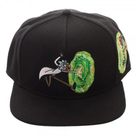 OFFICIAL RICK AND MORTY PORTAL - C'MON MORTY BLACK SNAPBACK CAP