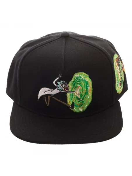 OFFICIAL RICK AND MORTY PORTAL - C'MON MORTY BLACK SNAPBACK CAP