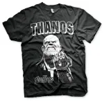 OFFICIAL AVENGERS INFINITY WAR - THANOS INFINITY GAUNTLET BLACK T-SHIRT