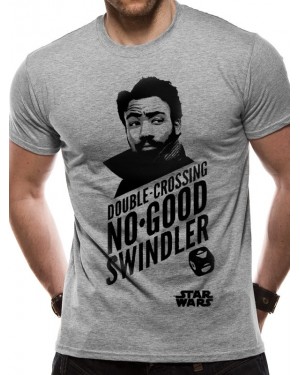 OFFICIAL SOLO: A STAR WARS STORY LANDO DOUBLE-CROSSING NO-GOOD SWINDLER T-SHIRT