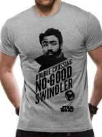 OFFICIAL SOLO: A STAR WARS STORY LANDO DOUBLE-CROSSING NO-GOOD SWINDLER T-SHIRT