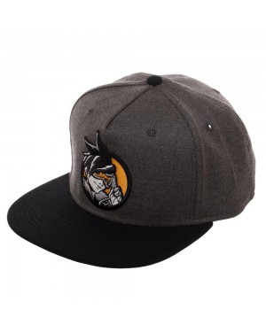 OFFICIAL OVERWATCH - TRACER ROUND PATCH GREY SNAPBACK CAP