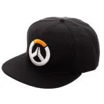 OFFICIAL OVERWATCH LOGO BLACK SNAPBACK CAP