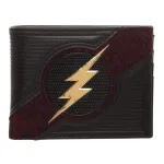 OFFICIAL DC COMICS - THE FLASH CHROME SYMBOL BLACK WALLET