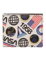 OFFICIAL NASA ALL OVER PRINT SYMBOLS AND LOGOS BI-FOLD WALLET