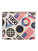 OFFICIAL NASA ALL OVER PRINT SYMBOLS AND LOGOS BI-FOLD WALLET