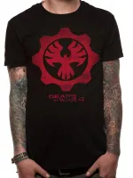 OFFICIAL GEARS OF WAR - PHOENIX SYMBOL BLACK T-SHIRT