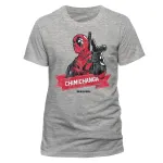 OFFICIAL MARVEL COMICS - DEADPOOL CHIMICHANGA GREY T-SHIRT