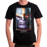 OFFICIAL MARVEL COMICS - AVENGERS: INFINITY WAR - THANOS 'COME AND GET ME' BLACK T-SHIRT