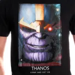 OFFICIAL MARVEL COMICS - AVENGERS: INFINITY WAR - THANOS 'COME AND GET ME' BLACK T-SHIRT