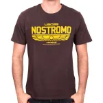 OFFICIAL ALIEN - USCSS NOSTROMO 180286 LOGO GREY T-SHIRT