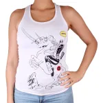 OFFICIAL MARVEL COMICS - DEADPOOL RIDING A UNICORN WOMANS TANK TOP/ VEST