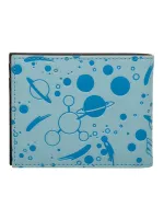 RICK AND MORTY - MR MEESEEKS ALL OVER TILED PRINT BLUE WALLET