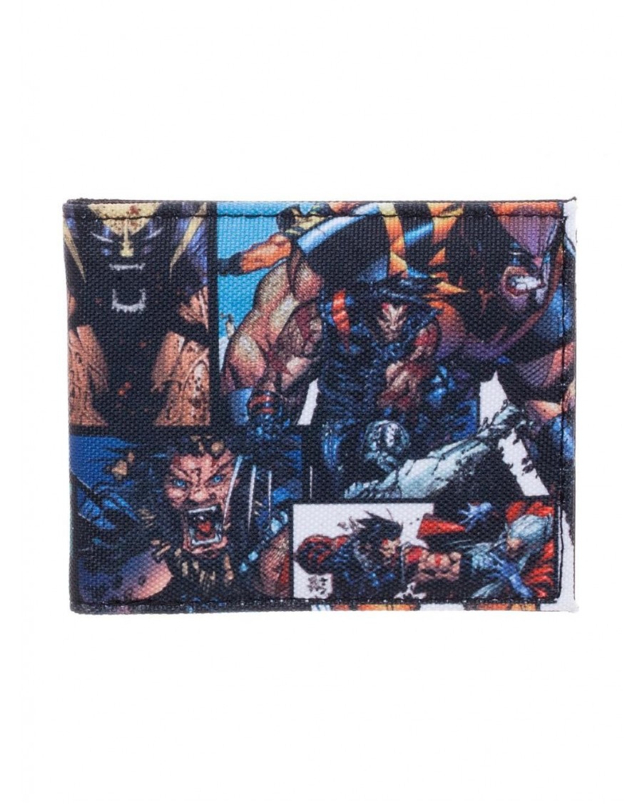 MARVEL COMICS - WOLVERINE COLLAGE ALL OVER PRINT CANVAS WALLET