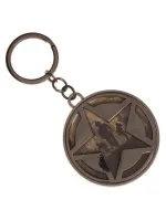 CALL OF DUTY WWII - ROUND STAR SYMBOL PRINTED METAL KEYRING