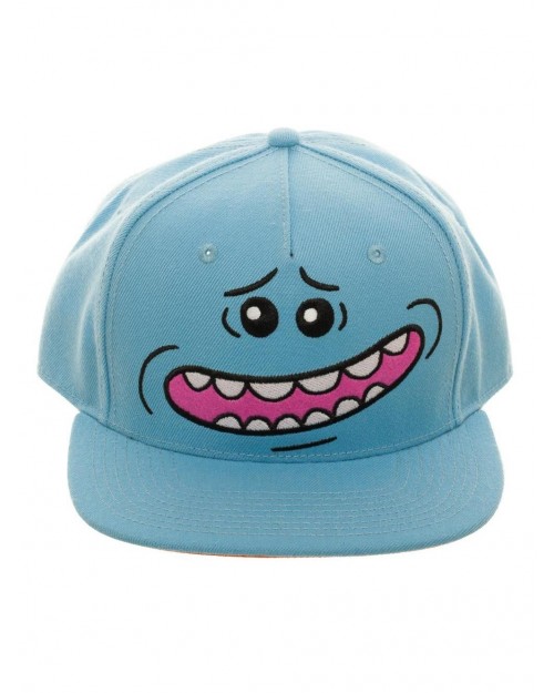 RICK AND MORTY - MR MEESEEKS FACE BLUE SNAPBACK CAP