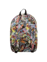 DC COMICS - JUSTICE LEAGUE TILED COMIC BOOK PRINT BACKPACK