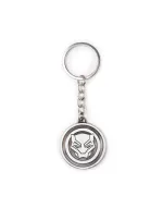 MARVEL COMICS - BLACK PANTHER SYMBOL ROUND METAL KEYRING