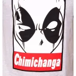 MARVEL - DEADPOOL MASK 'CHIMICHANGA' OBEY STYLED GREY T-SHIRT