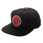 DC COMICS - JUSTICE LEAGUE CYBORG SYMBOL BLACK SNAPBACK CAP