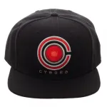 DC COMICS - JUSTICE LEAGUE CYBORG SYMBOL BLACK SNAPBACK CAP