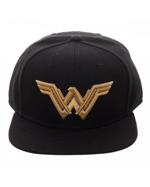 DC COMICS - JUSTICE LEAGUE WONDER WOMAN SYMBOL BLACK SNAPBACK CAP
