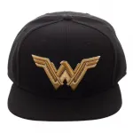 DC COMICS - JUSTICE LEAGUE WONDER WOMAN SYMBOL BLACK SNAPBACK CAP