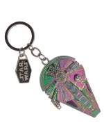 STAR WARS - MILLENIUM FALCON IRIDESCENT METAL KEYRING