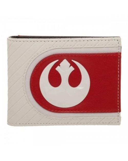 STAR WARS: THE LAST JEDI REBEL SYMBOL WHITE AND RED WALLET