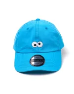 SESAME STREET - COOKIE MONSTER EYES BLUE STRAPBACK BASEBALL CAP 'DAD HAT'