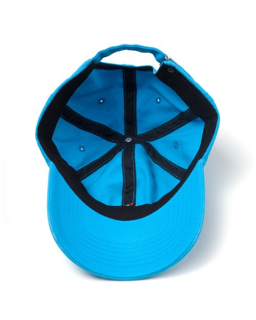 SESAME STREET - COOKIE MONSTER EYES BLUE STRAPBACK BASEBALL CAP 'DAD HAT'