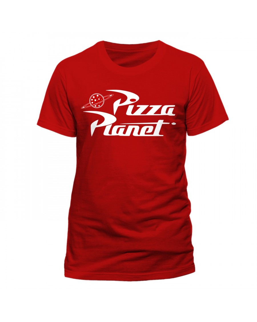 DISNEY - TOY STORY PIZZA PLANET LOGO RED T-SHIRT