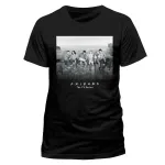 OFFICIAL FRIENDS (TV SERIES) - SKYSCRAPER IMAGE BLACK T-SHIRT