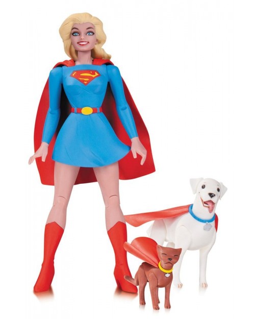 DC COLLECTIBLES x SUPERGIRL, KRYPTO & STREAKY -  ACTION FIGURE (17cm)